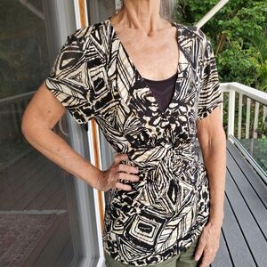 CABEL & GAUGE Cap Sleeve Top